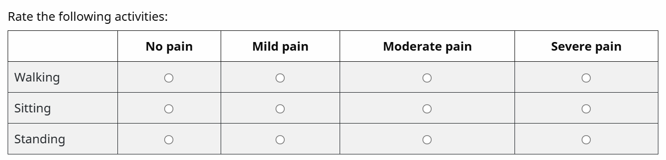 Survey Example Survey Example