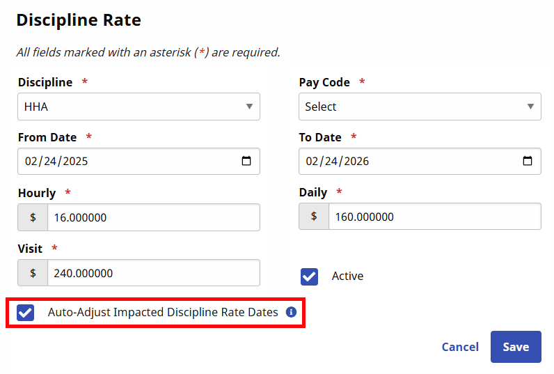 Discipline Rate Window Discipline Rate Window