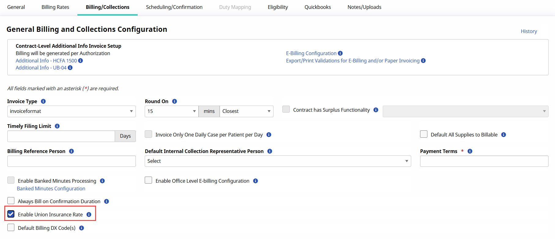 Enable Union Insurance Rate Enable Union Insurance Rate