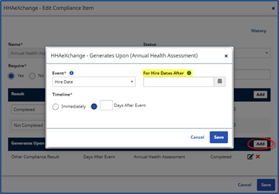 Caregiver Compliance Item Generates Upon Settings Caregiver Compliance Item Generates Upon Settings