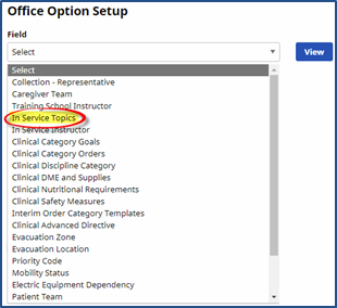 Office Level In Service Topics Office Level In Service Topics