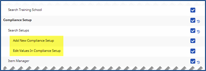 Permissions Compliance Setup Permissions Compliance Setup
