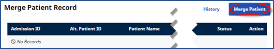 Merge Patient Button Merge Patient Button