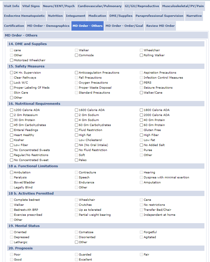 eDocs: MD Order- Others Tab MD Order: Others Tab