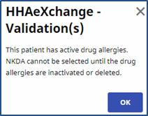 NKDA Selected Validation NKDA Selected Validation