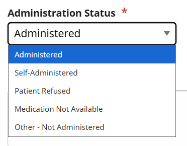 Medication Administration Statuses Medication Administration Statuses