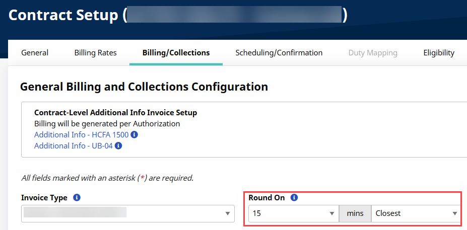 Admin Contract Setup Billing Collections Round On Field Admin Contract Setup Billing Collections Round On Field