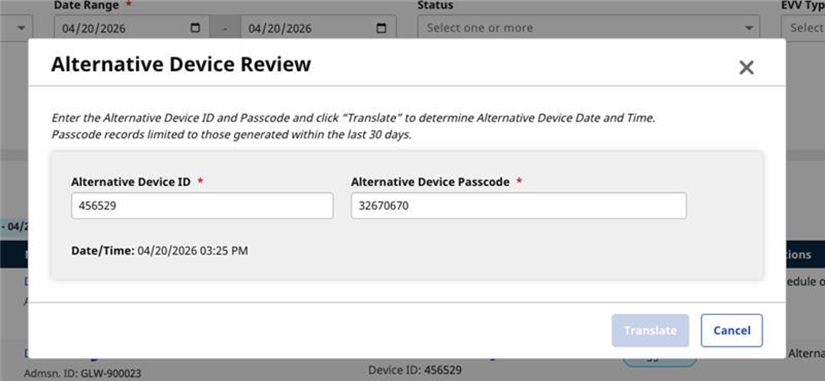 Alternative Device Review Alternative Device Review