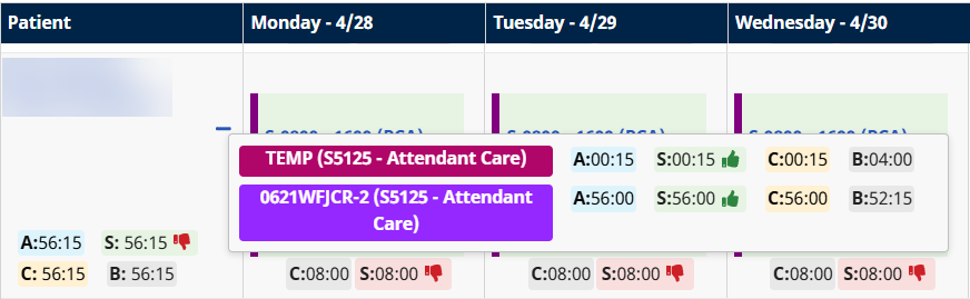 Authorization Summary View Authorization Summary View