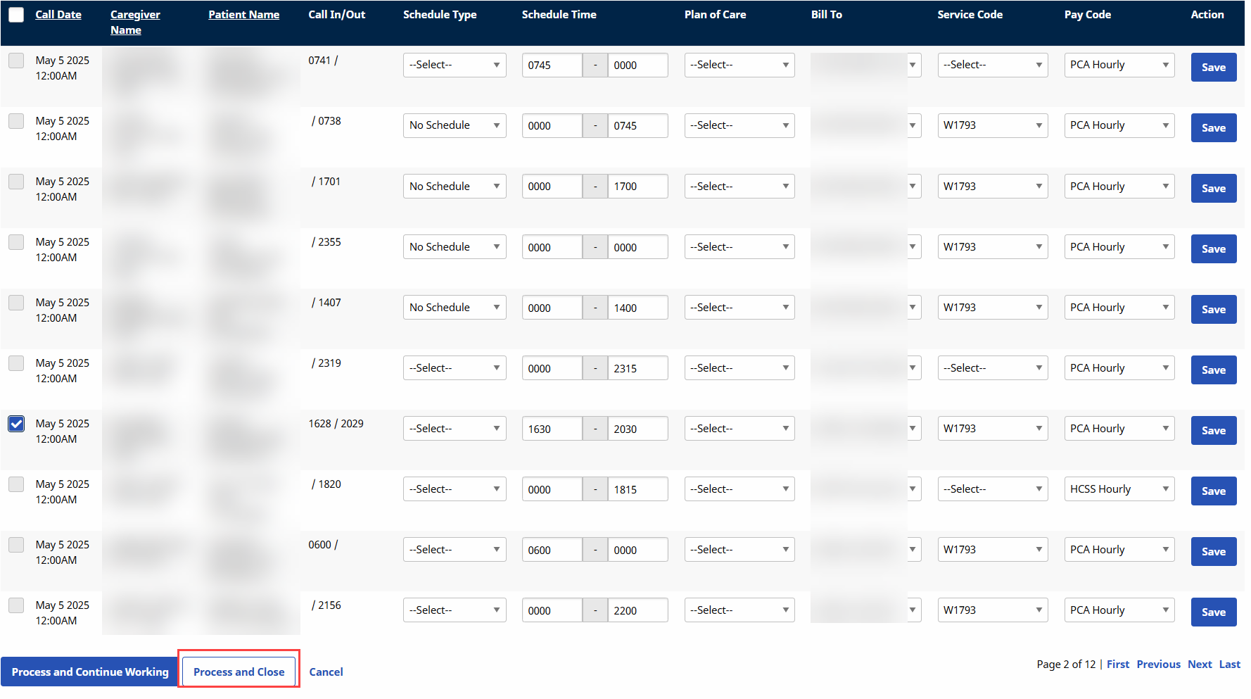 EVV ready to be Processed into Visits EVV ready to be Processed into Visits