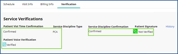 EVV Verification Information EVV Verification Information